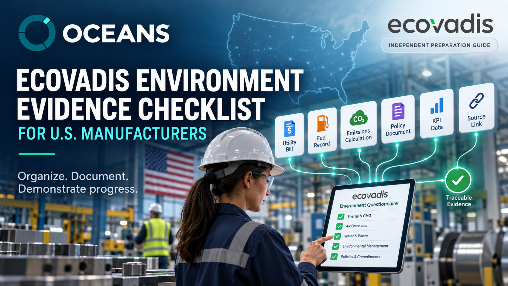 ECOVADIS Environment evidence checklist  by OCEANS